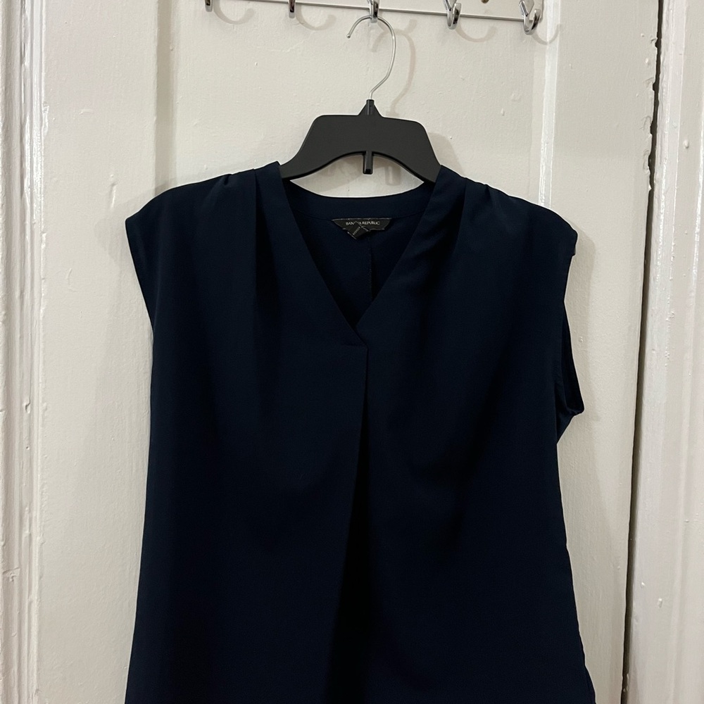 Banana Republic Dark Blue Women's Tank Top
